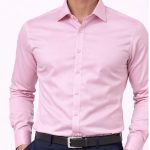 Neehar | Light Pink Formal Shirt for Men | Office & Daily Wear