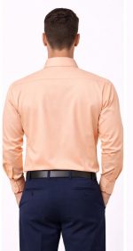 Neehar | Orange Formal Shirt for Men | Office & Daily Wear - Image 2