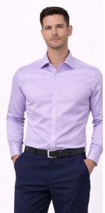 Neehar | Purple Formal Shirt for Men | Office & Daily Wear