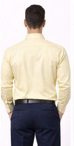 Neehar | Yellow Formal Shirt for Men | Office & Daily Wear - Image 2